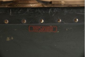 和製ビンテージ　クラシカルな雰囲気漂う船トランク(ディスプレイ、収納、ヴィンテージ)(R-056042)
