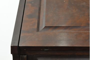 中古　北海道民芸家具　コンパクトで使い勝手の良いライティングビューロー(チェスト、ワークデスク、在宅ワーク用デスク、机)(R-056043)