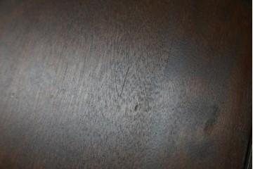 中古　北海道民芸家具　コンパクトで使い勝手の良いライティングビューロー　(R-056043)