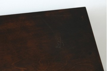 中古　北海道民芸家具　コンパクトで使い勝手の良いライティングビューロー　(R-056043)