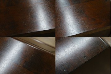 中古　北海道民芸家具　コンパクトで使い勝手の良いライティングビューロー　(R-056043)