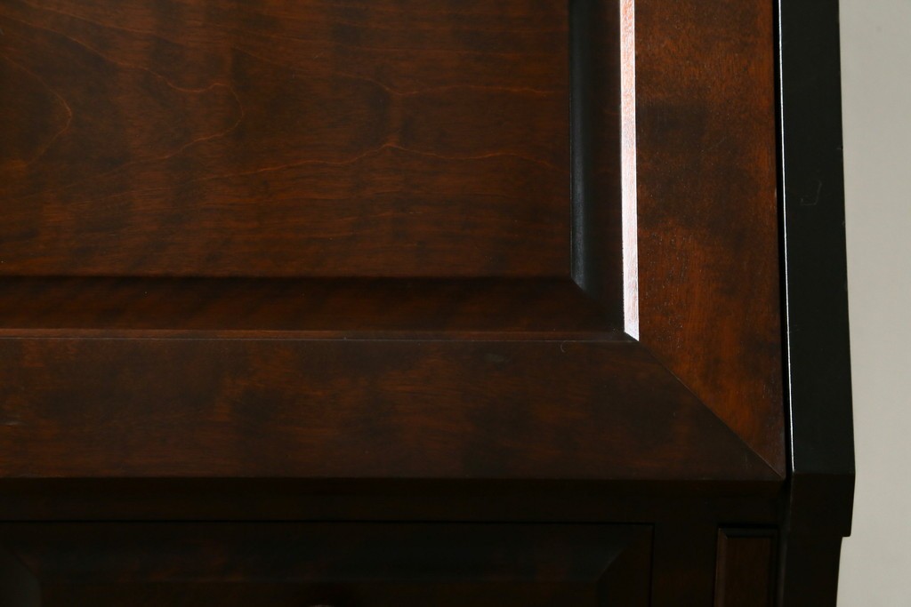 中古　北海道民芸家具　コンパクトで使い勝手の良いライティングビューロー　(R-056043)