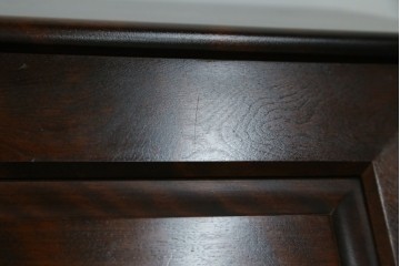 中古　北海道民芸家具　コンパクトで使い勝手の良いライティングビューロー　(R-056043)