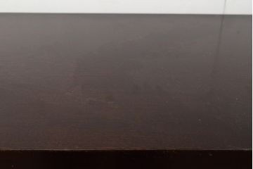 中古　美品　民芸家具　深みのある色合いが和モダンな雰囲気にピッタリな小振りな水屋箪笥収納棚(戸棚、食器棚、キャビネット)(R-056064)