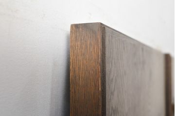 希少!　中古　永田良介商店　作り付け　幾何学模様が特徴的なクローゼットドア2枚セット(扉)(R-056073)