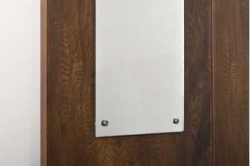 希少!　中古　永田良介商店　作り付け　幾何学模様が特徴的なクローゼットドア2枚セット(扉)(R-056073)