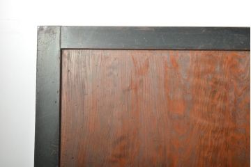 杉材一枚板　明治大正期　趣たっぷりの部屋に!アンティーク板戸4枚セット(帯戸、引き戸、木製建具)(R-056104)