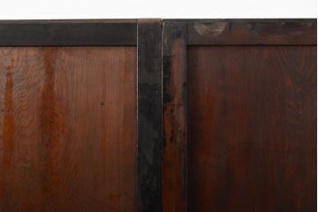 杉材一枚板　明治大正期　趣たっぷりの部屋に!アンティーク板戸4枚セット(帯戸、引き戸、木製建具)(R-056104)