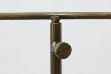 中古　アンティーク調　古美色(こびしょく)　シャビーな風合いがレトロな雰囲気を高めるディスプレイスタンド10台セット(アクセサリースタンド、ハンガースタンド、店舗什器)(R-056139)