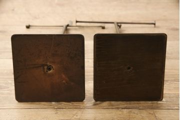 中古　アンティーク調　古美色(こびしょく)　シャビーな風合いがレトロな雰囲気を高めるディスプレイスタンド11台セット(アクセサリースタンド、ハンガースタンド、店舗什器)(R-056143)