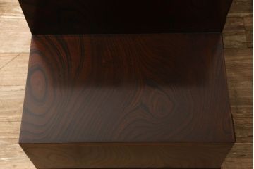 中古　美品　岩谷堂箪笥　和モダンなあられ紋様の金具がおしゃれな階段箪笥(民芸箪笥、収納箪笥、和タンス)(R-056146)