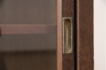 和製アンティーク　どこか懐かしさを感じる収納棚(戸棚、キャビネット、本箱)(R-056148)