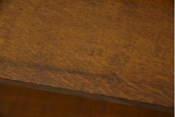 和製アンティーク　ナラ材　大正ロマンな雰囲気を醸し出す本棚(収納棚、ラック、飾り棚)(R-056158)