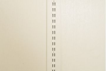 中古　大型　店舗什器　ペイント仕上げ限定　ガラス棚板付き　フレンチ風のおしゃれなオープンラック(陳列棚、飾り棚、展示棚)(R-056185)