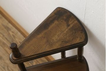 ビンテージ家具　ディスプレイにおすすめ!　ライブラリーステップ風飾り棚(陳列棚、店舗什器、ヴィンテージ)(R-056189)