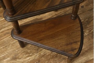 ビンテージ家具　ディスプレイにおすすめ!　ライブラリーステップ風飾り棚(陳列棚、店舗什器、ヴィンテージ)(R-056189)