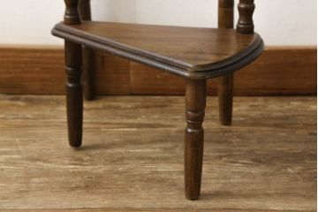 ビンテージ家具　ディスプレイにおすすめ!　ライブラリーステップ風飾り棚(陳列棚、店舗什器、ヴィンテージ)(R-056189)