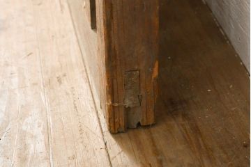 アンティーク建具　和風・和モダンな住宅におすすめ　荒格子窓2枚セット(格子戸、引き戸)(R-056195)