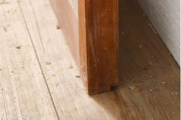 アンティーク建具　麻の葉　組子入り和の趣漂うガラス窓2枚セット(ガラス戸、組子建具、引き戸)(R-056196)