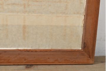 アンティーク建具　昭和初期　精巧な格子が美しい組子欄間1枚(明り取り、ディスプレイ)(R-056204)