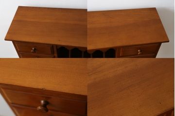 中古　横浜クラシック家具　ダニエル(daniel)　A-305　エレガントな佇まいが品の良さを高めるライティングデスク(定価約47万円)(ワークデスク、机、在宅ワーク、在宅用)(R-056228)