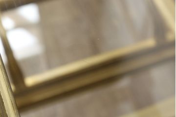 中古　美品　メデア(Medea)　大塚家具取り扱い「Liberty Italiano」アール・ヌーボー様式の煌びやかなトロリー(ワゴン)(定価約150万円)(R-056240)