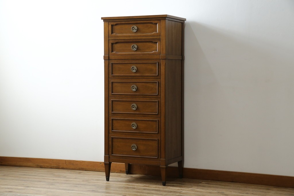 中古　DREXEL HERITAGE(ドレクセルヘリテイジ)　Triune(トライユン)　ランジェリーチェスト(サイドチェスト、引き出し)　定価約43万円相当　(R-056241)