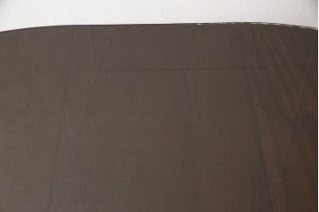 イギリスアンティーク　上手物!　ウォールナット　丸みのある脚がかわいらしいエクステンションダイニングテーブル(4人掛け、ラウンドテーブル)(R-056294)