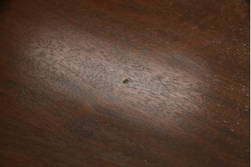 イギリスアンティーク　上手物!　ウォールナット　丸みのある脚がかわいらしいエクステンションダイニングテーブル(4人掛け、ラウンドテーブル)(R-056294)