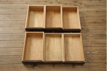 ビンテージ　松本民芸家具　特注品!組み立て式のクラシカルな両袖机(デスク、ニーホールデスク、ヴィンテージ、在宅用、在宅ワーク)(R-056302)