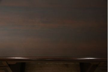 ビンテージ　松本民芸家具　特注品!組み立て式のクラシカルな両袖机(デスク、ニーホールデスク、ヴィンテージ、在宅用、在宅ワーク)(R-056302)