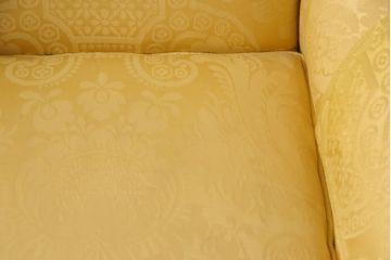 中古　美品　DREXEL HERITAGE(ドレクセルヘリテイジ)　希少モデル!彫刻入り1人掛けソファ(一人掛けソファ、アームソファ)(R-056331)