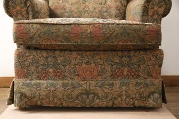 中古　美品　DREXEL HERITAGE(ドレクセルヘリテイジ)　クラシカルな雰囲気を醸し出す1人掛けソファ(一人掛けソファ、アームチェア)(R-056338)