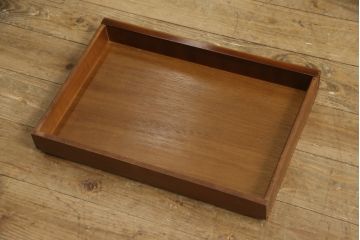 最高級　イギリスビンテージ　Bevan Funnell(ベヴァン・ファンネル)　Reprodux　マホガニー材　細部まで凝ったデザインが魅力的なマガジンラック(本立て、ヴィンテージ)(R-056346)