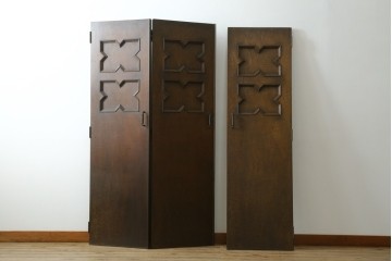 ヴィンテージ建具　永田良介商店　クローゼット扉におすすめ!ドア3枚セット　(R-056349)