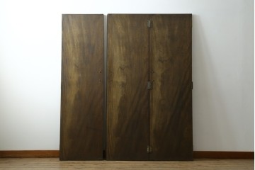 ヴィンテージ建具　永田良介商店　クローゼット扉におすすめ!ドア3枚セット　(R-056349)