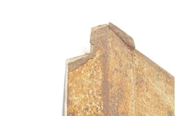 格子模様の鉄板入り!堅牢な雰囲気漂うアンティーク蔵戸1枚(鉄扉、玄関扉、引き戸、建具)(R-056351)