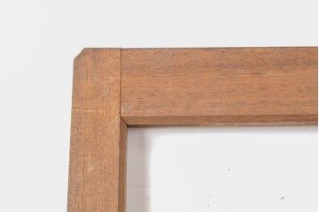 アンティーク建具　昭和中期　ガラス窓入りのシンプル・レトロなドア1枚(扉)(R-056355)