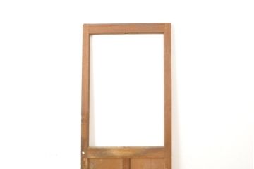 アンティーク建具　昭和中期　ガラス窓入りのシンプル・レトロなドア1枚(扉)(R-056355)
