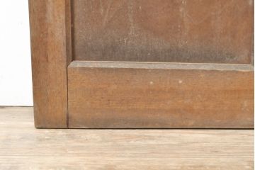アンティーク建具　昭和中期　ガラス窓入りのシンプル・レトロなドア1枚(扉)(R-056355)
