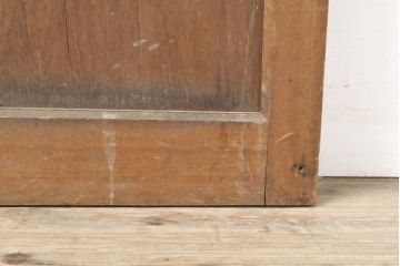 アンティーク建具　昭和中期　ガラス窓入りのシンプル・レトロなドア1枚(扉)(R-056355)