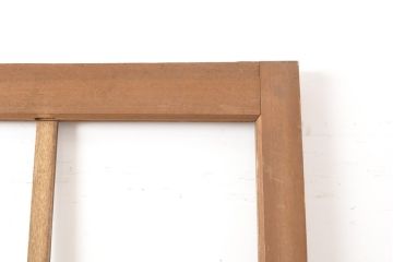 アンティーク建具　ガラス窓付き　ノスタルジックな雰囲気漂うレトロな木製ドア1枚(扉)(R-056356)