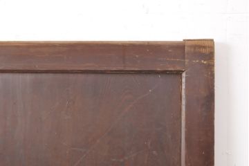 アンティーク建具　明治　長い歴史を感じる古い帯戸1枚(板戸、引き戸)(R-056358)