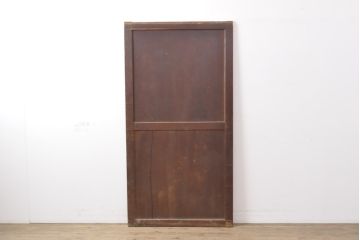 アンティーク建具　明治　長い歴史を感じる古い帯戸1枚(板戸、引き戸)(R-056358)