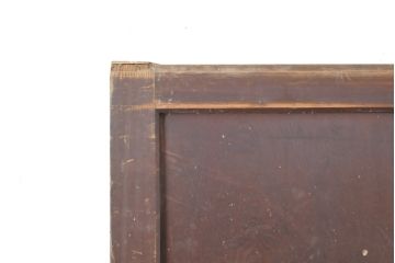 アンティーク建具　明治　長い歴史を感じる古い帯戸1枚(板戸、引き戸)(R-056358)