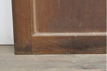 アンティーク建具　総欅材　上質な造りのガラス帯戸4枚セット(板戸、引き戸)(R-056361)