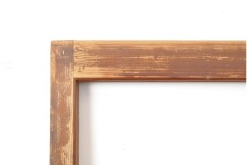 アンティーク建具　レトロな部屋づくりにぴったり!古い木製のガラス戸2枚セット(引き戸)(R-056362)