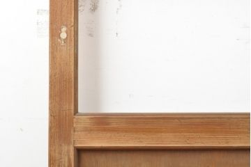 アンティーク建具　レトロな部屋づくりにぴったり!古い木製のガラス戸2枚セット(引き戸)(R-056363)