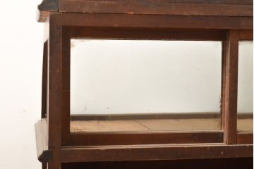 和製アンティーク　おしゃれな大正ロマンデザイン!タバコ屋のガラスケース(ガラスケース、陳列棚、ディスプレイラック)(R-056383)