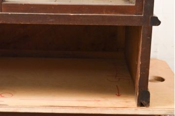 和製アンティーク　おしゃれな大正ロマンデザイン!タバコ屋のガラスケース(ガラスケース、陳列棚、ディスプレイラック)(R-056383)